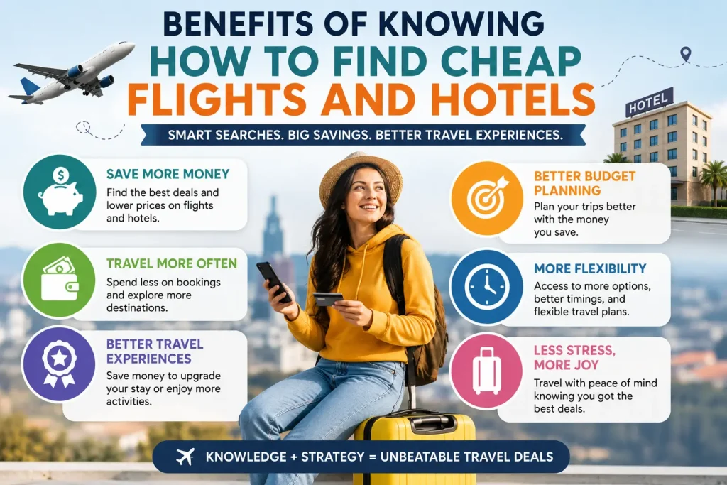 benefits of knowing how to find cheap flights and hotels