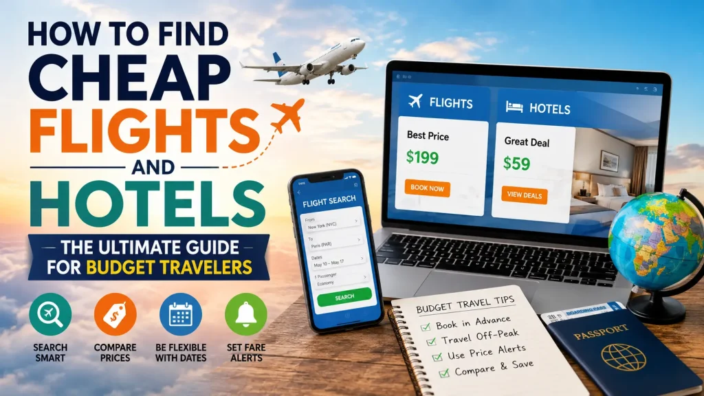 how to find cheap flights and hotels