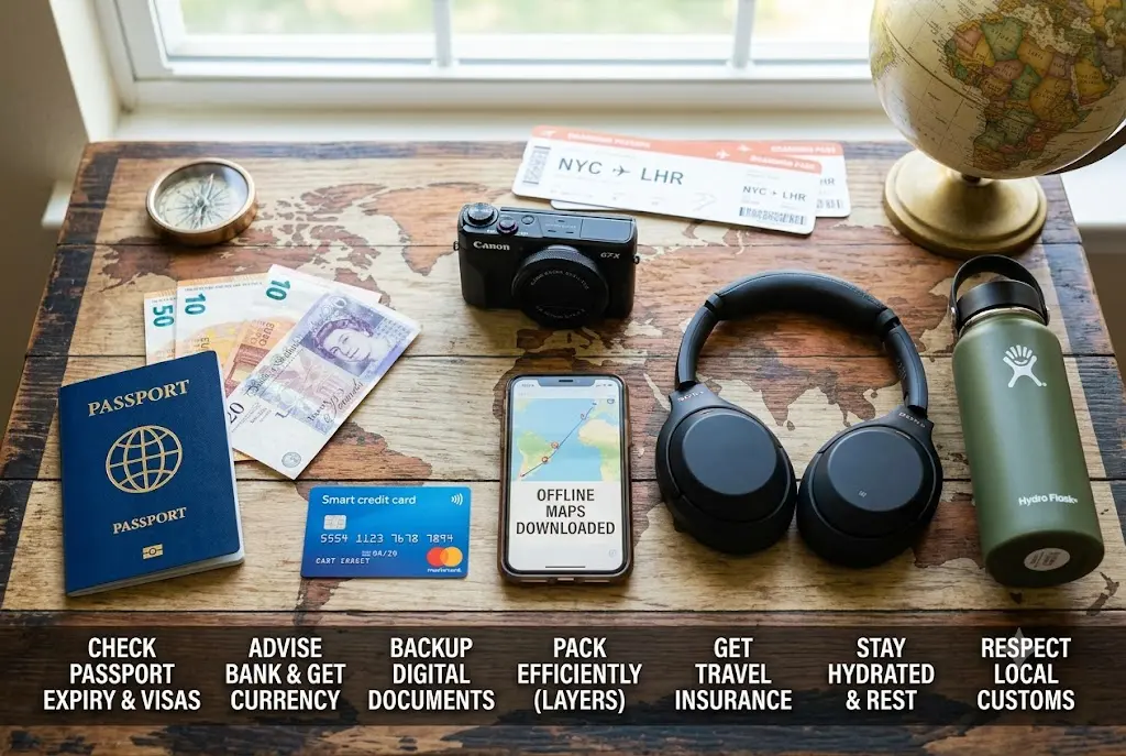 what are international travel tips